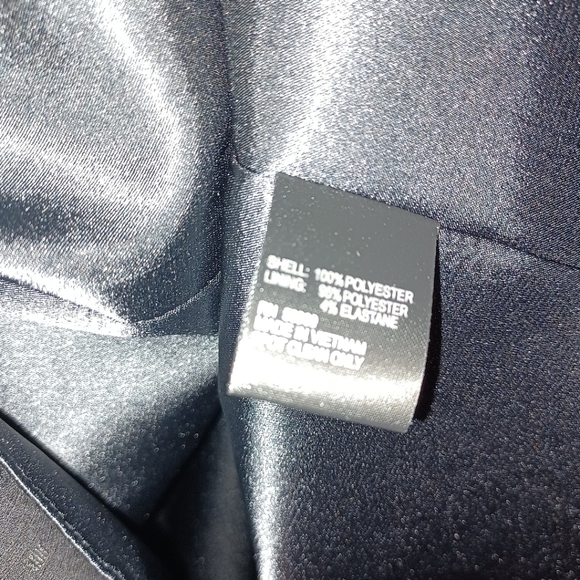 Alex Marie Cassidy Dot Chiffon Assymetric Dress - Picture 13 of 14